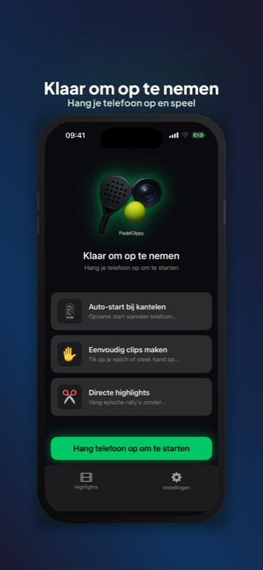 PadelClippy iOS app